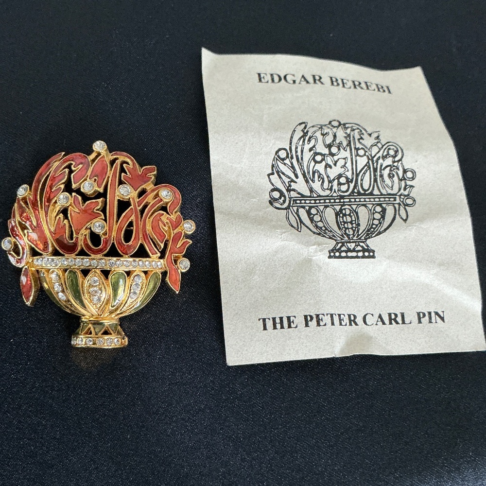 Edgar Berebi “The Peter Carl Pin” Brooch Limited Edition